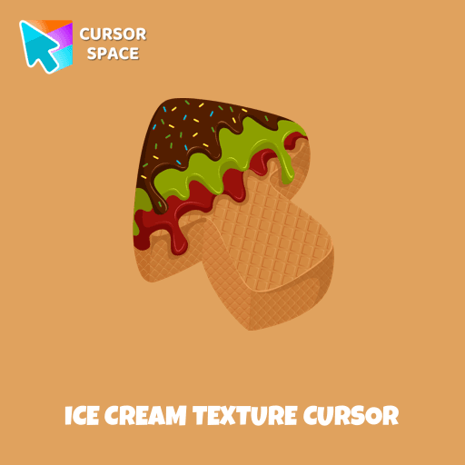Ice Cream Texture cursor arrow cursor